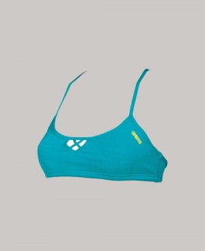 Arena Be Top (Bandeau Top) Green / Yellow | 40261-OFGU