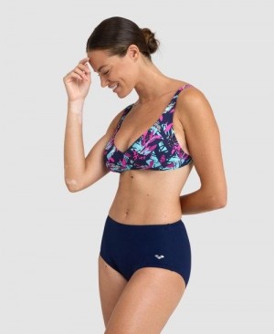 Arena Bodylift Francy Two Piece Navy / Rose Multicolor | 19573-FVQD