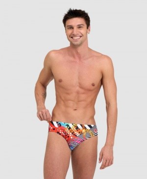 Arena Crazy Brief Black / White Multicolor | 32715-TUMH