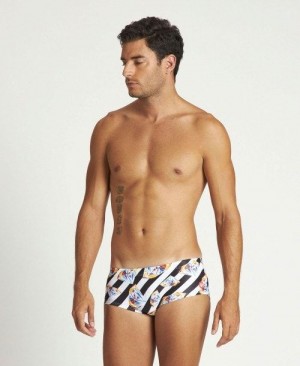 Arena Crazy Diamonds Low Waist Short Black / White Multicolor | 01432-LBWJ