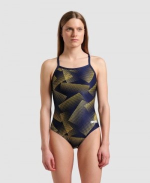 Arena Halftone Lightdrop Back One Piece Multicolor | 45726-RQNU