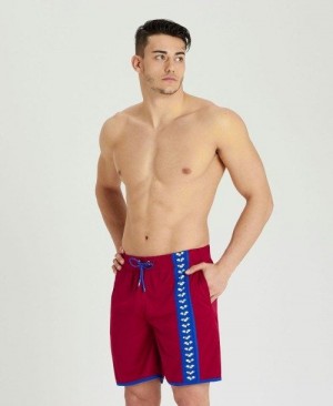 Arena Icons Beach Bermuda Short Burgundy / Blue | 36047-UXAH