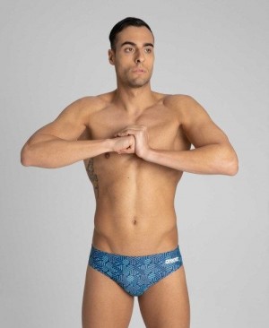 Arena Kikko Brief Navy / Multicolor Green | 08527-NSKX