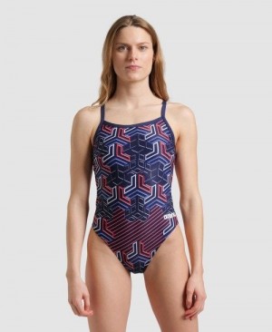 Arena Kikko Pro Challenge Back One Piece Navy | 34805-PTGE