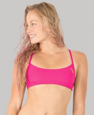 Arena Play Top (Bandeau Top) Rose / Yellow | 46031-VSDK