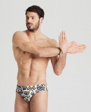 Arena Pride Print Of The Month Brief Multicolor | 92581-FDTQ