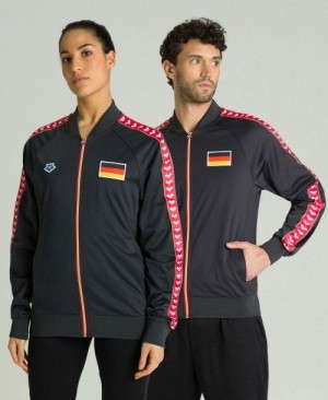 Arena Relax Iv Nations Team Jacket Grey | 49568-KUNF