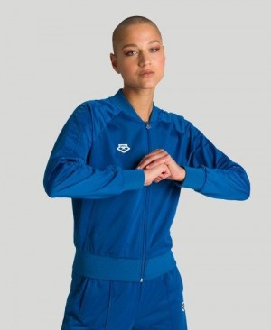 Arena Relax Iv Team Full-zip Jacket Blue | 68293-CIPB