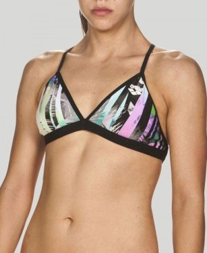 Arena Riviera Tie Back Top Black / Multicolor | 06387-JBVU