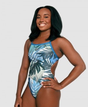 Arena Simone Manuel Capsule Collection Challenge Back One Piece Multicolor | 84067-WKGO