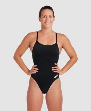 Arena Team Challenge Back One Piece Black / White | 75138-GRTS