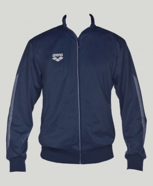 Arena Team Line Knitted Poly Jacket Navy | 80752-LGKW