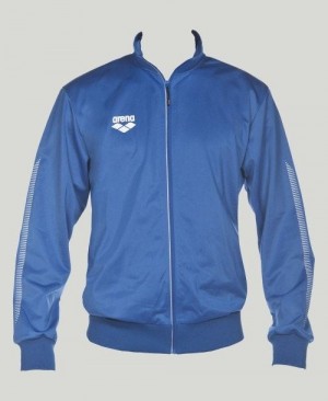 Arena Team Line Knitted Poly Jacket Royal | 36792-AYWZ