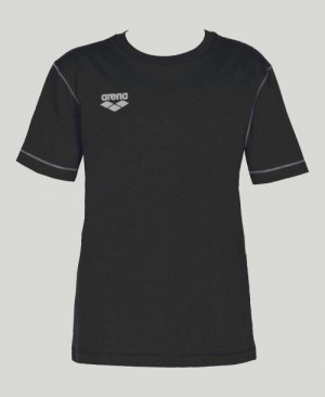 Arena Team Line Short Sleeve Tee Black | 57098-BOHA