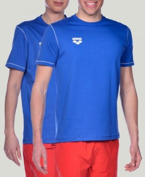 Arena Team Line Short Sleeve Tee Royal | 80942-OUXY