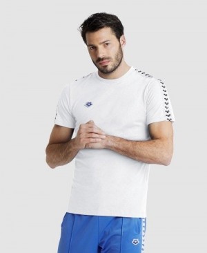 Arena Team Us T-shirt White / White / Black | 63581-OJIN