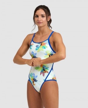 Arena Toucan Super Fly Back One Piece Blue / White Multicolor | 06431-UOCP