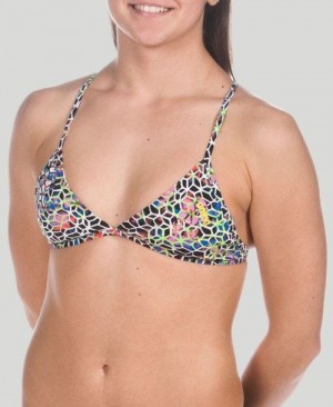 Arena Triangle Feel Top Black Multicolor / Yellow | 87926-CJVF