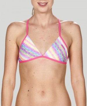 Arena Triangle Feel Top Rose | 14526-UJRQ