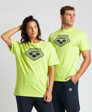 Arena Uni T-shirt Green | 47125-QPNR