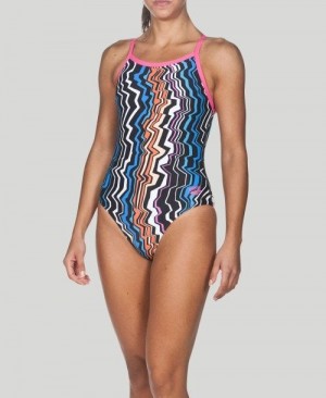 Arena Zig Zag Light Drop Back - Maxlife Black / Rose | 56180-AJMT