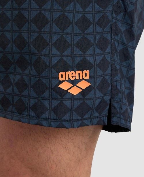 Arena 50th Anniversary Beach Boxer Black Multicolor / Black / White | 34527-HEPF