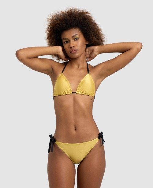 Arena 50th Anniversary Bikini Triangle Gold / Black | 46129-AZOR