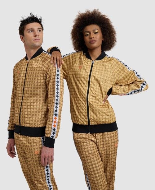 Arena 50th Anniversary Gold Relax Iv Jacket Gold Multicolor / Black / White | 39670-IKNM