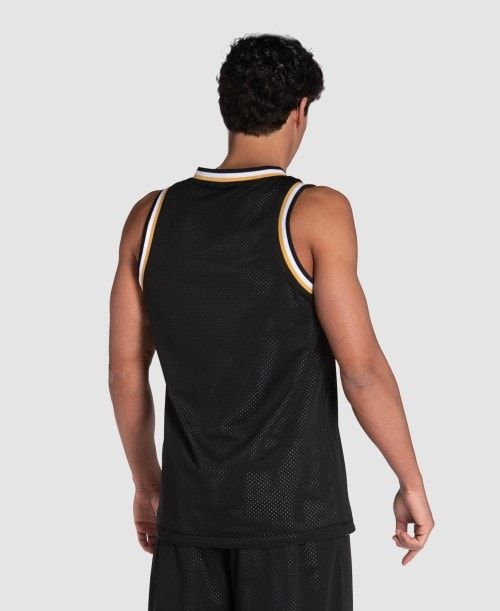 Arena 50th Anniversary Reversible Mesh Tank Top Black / Black Multicolor / White / Black | 45791-TKOR