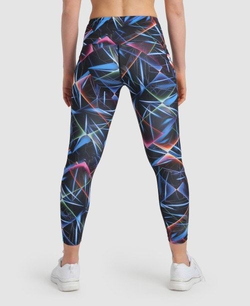 Arena Allover 7/8 Panel Tight Black / Multicolor | 37124-XQNV