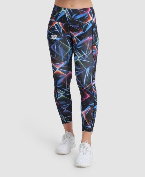 Arena Allover 7/8 Panel Tight Black / Multicolor | 37124-XQNV