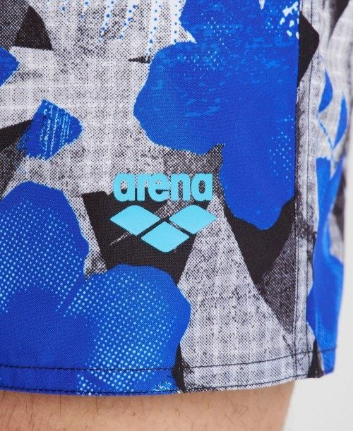 Arena Allover Print Beach Boxer Blue Multicolor | 85367-LUOD