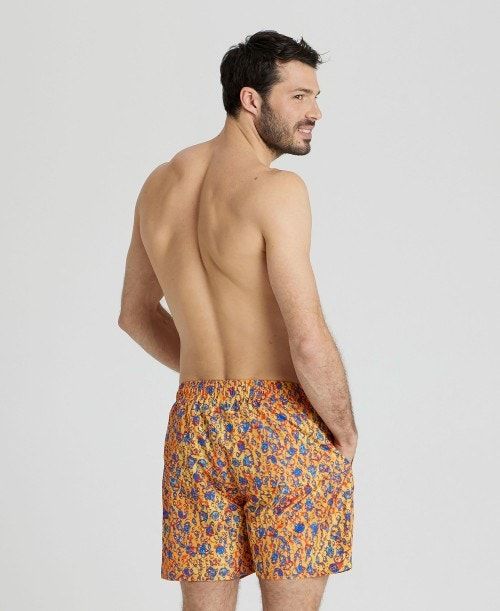 Arena Allover Print Beach Boxer Multicolor | 69135-GZQX