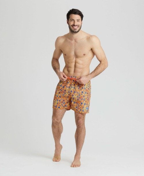 Arena Allover Print Beach Boxer Multicolor | 69135-GZQX