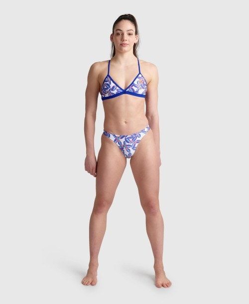 Arena Allover Swim Bottom Blue Multicolor | 82459-AIWF