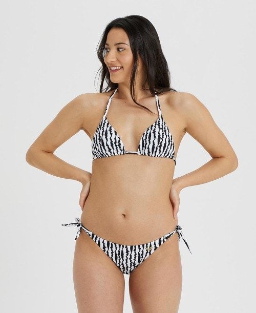 Arena Allover Triangle Bikini Black Multicolor | 09812-MGRB