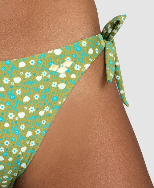 Arena Allover Triangle Bikini Olive Multicolor | 07416-DWTY