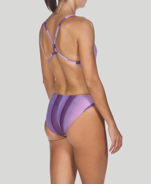 Arena Blended Stripe Challenge Back - Maxlife Purple | 76384-UDHG