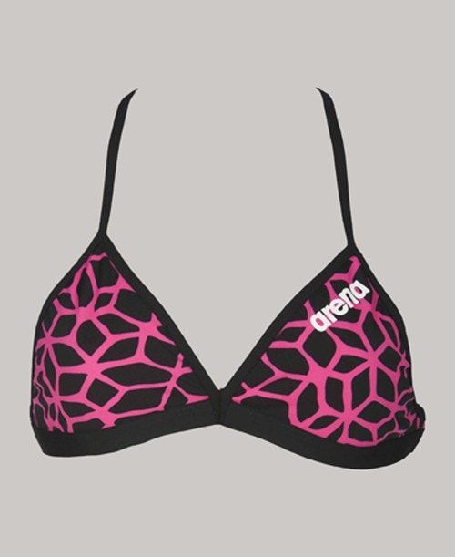 Arena Carbonics Tie Back Top Black / Rose | 20765-EUVX