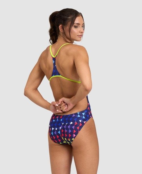 Arena Carnival Booster Back One Piece Green / Multicolor | 79463-ZOSL