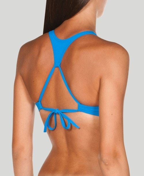 Arena Crop Think Top Blue / Yellow | 37846-OMGU