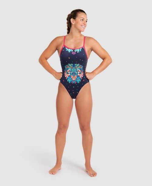 Arena Drew Kibler Collection Challenge Back One Piece Multicolor | 84123-FSZD