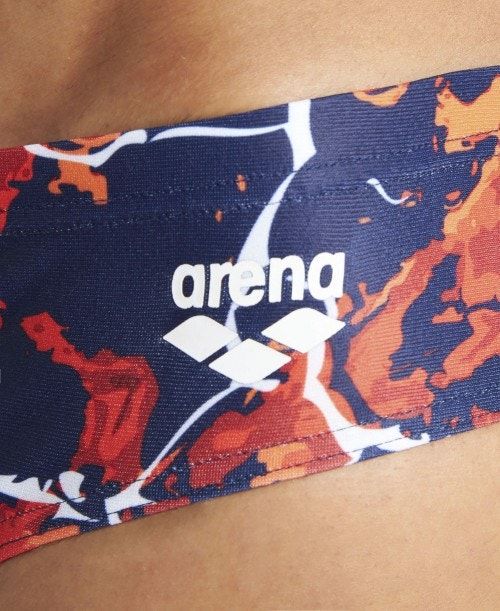 Arena Earth Texture Brief Navy / Red Multicolor | 51280-VCJP