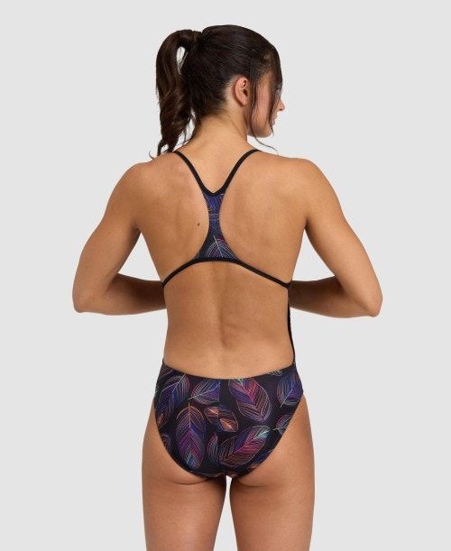 Arena Falling Leaves Booster Back One Piece Multicolor | 56140-YRPE