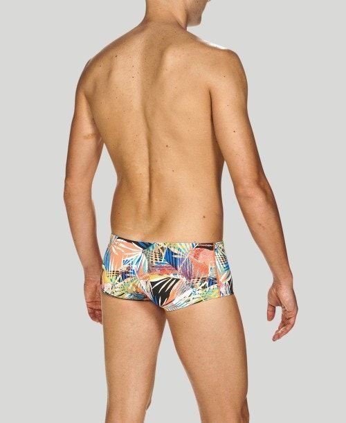 Arena Floral Allover Square Short - Maxlife Black / Multicolor | 01372-KZUA