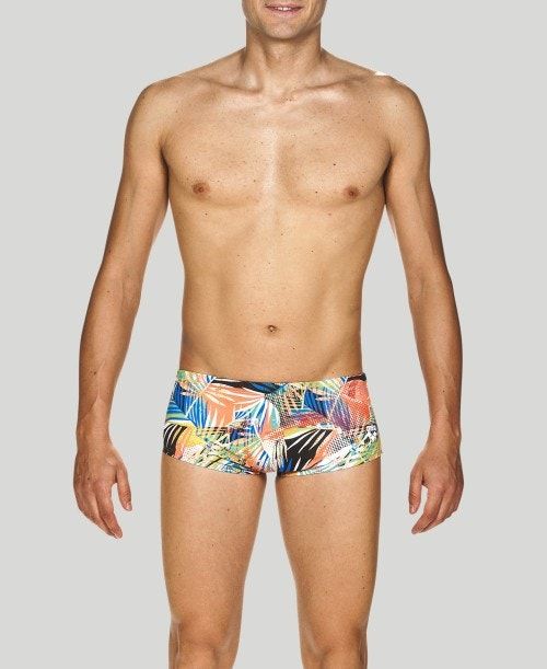 Arena Floral Allover Square Short - Maxlife Black / Multicolor | 01372-KZUA