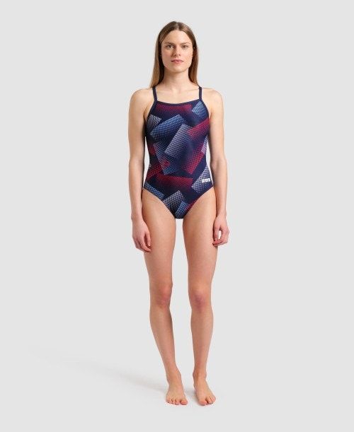 Arena Halftone Lightdrop Back One Piece Multicolor | 83190-FORU