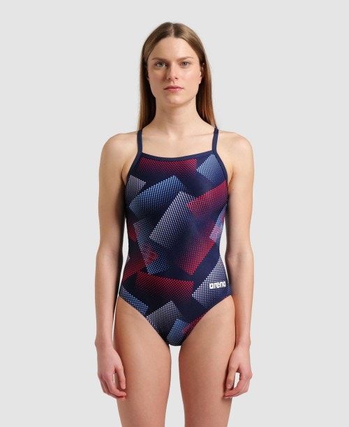 Arena Halftone Lightdrop Back One Piece Multicolor | 83190-FORU