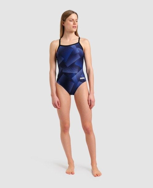 Arena Halftone Lightdrop Back One Piece Multicolor | 58264-BSXY