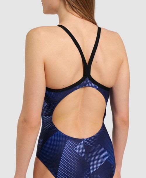 Arena Halftone Lightdrop Back One Piece Multicolor | 58264-BSXY